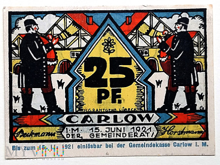 Carlow 25 pf 1921