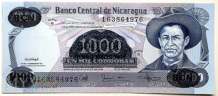 Nikaragua 500 000 cordobas 1987