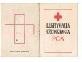Legitymacja PCK z 1976 roku.