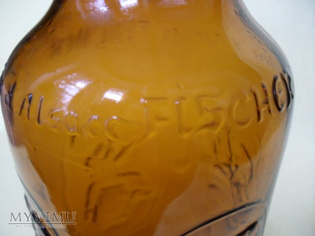 Butelka szklana po piwie "FISCHER" - kabłąkowa