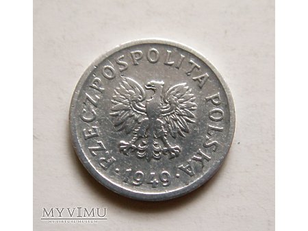 Duże zdjęcie PRL-10 groszy rok 1949