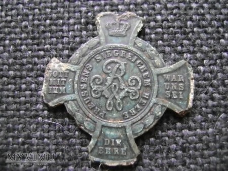Krzyż ERINNERUNGSKREUZ FÜR 1866