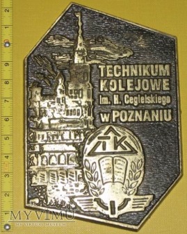 Duże zdjęcie Medal kolejowy - usługowy Tech. Kol. w Poznaniu