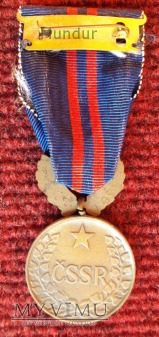Medal czechosłowacki "Za vynikající práci"
