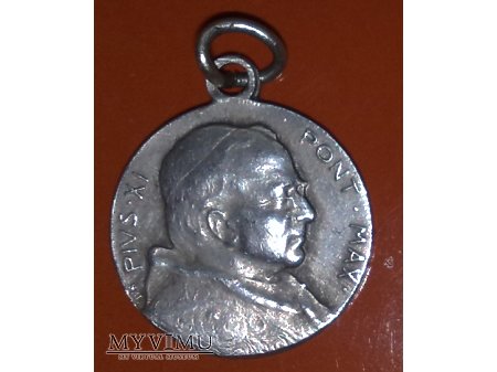 Medalik z Papieżem Piusem XI nr.1