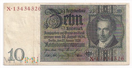 Niemcy.42.Aw.10 reichsmark.1929.P-180a