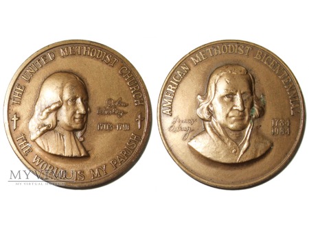 200-lecie amerykańskiego metodyzmu medal 1984