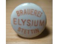 porcelanowy korek Elysium Brauerei Stettin