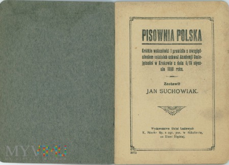 Pisownia Polska- Jan Suchowiak