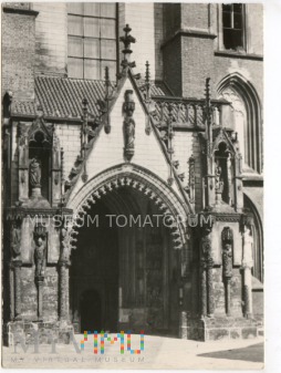 Duże zdjęcie Wrocław - Portal katedralny -1957