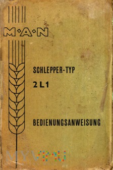 MAN Schlepper-Typ 2L1 - Bedienungsanweisung