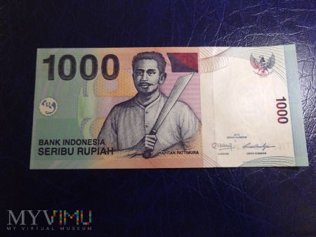INDONEZJA 1000 RUPEES 2012
