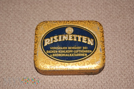 Niemieckie pudełko po tabletkach RISINETTEN