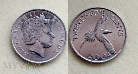 Bermudy, 25 cents 2004