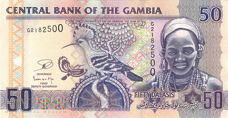 Gambia - 50 dalasis (2013)