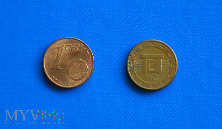Moneta: 1 euro cent - Malta 2008