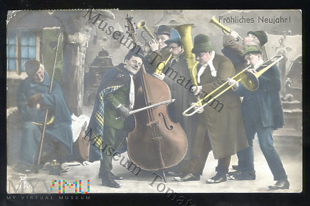 Orkiestra uliczna noworoczna - 1911