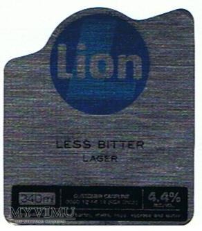 sab - lion less bitter lager