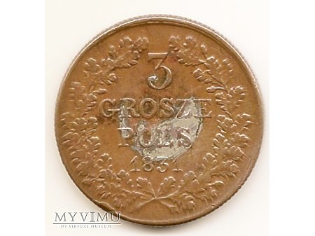 3 Grosze - 1831