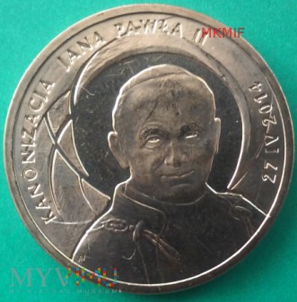 Duże zdjęcie Kanonizacja Jana Pawła II 2zł 2014