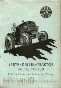 Steyr-Diesel-Traktor 26PS, Typ 180 Beschreibung