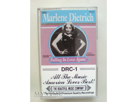 Duże zdjęcie Marlene Dietrich kaseta Falling in Love Again 1991