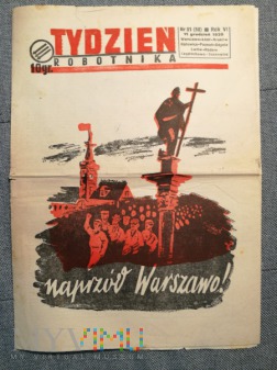 Duże zdjęcie Tydzień robotnik nr 51, 1938 rok