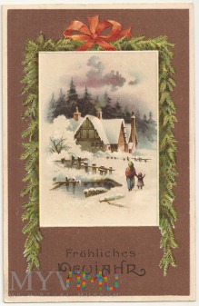 Fröhliches Neujahr - 31.12.1914.a