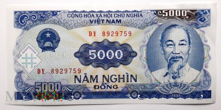 5000 dong 1991
