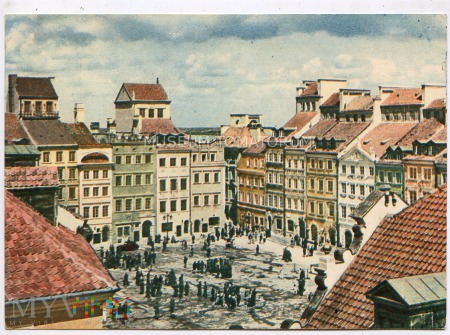 W-wa - Stare Miasto - Rynek - lata 50-te XX w.