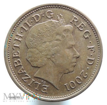2 pensy 2001 Elizabeth II Two Pence
