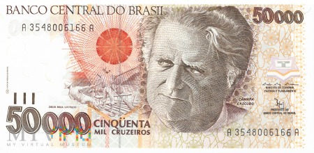 Duże zdjęcie Brazylia - 50 000 cruzeiros (1992)