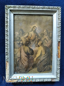 Stary obraz - Jezus z apostołami