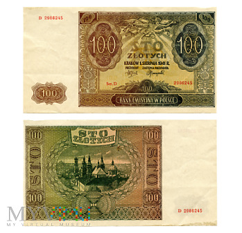 100 złotych 1941 (D 2986245)