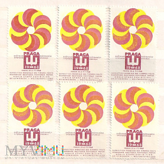 2.2a-Praga, wystawa znaczków 1968, logo targów
