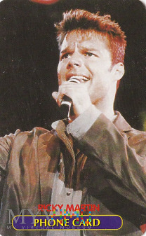 Duże zdjęcie Karta telefoniczna - Ricky Martin