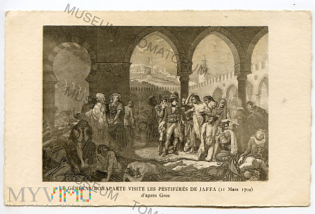 Gros - Napoleon odwiedza zadżumionych w Jaffie