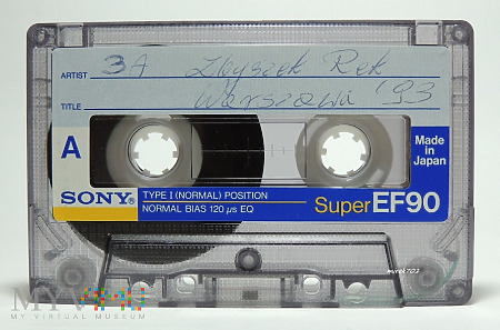 Sony Super EF 90 kaseta magnetofonowa