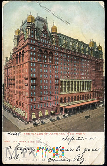 Duże zdjęcie New York City - Hotel Waldorf-Astoria - 1905