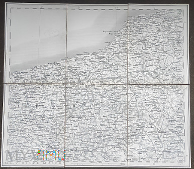 mapa Pomorze Zachodnie 1874