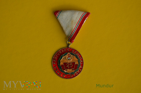 Medal: A haza fegyveres szolgálatában 25 év