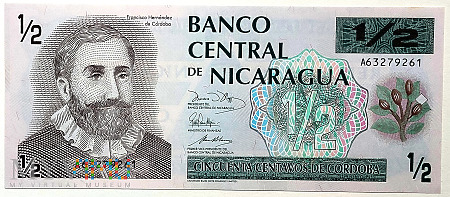 Nikaragua 0,5 cordoba 1992