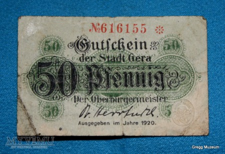 Duże zdjęcie 50 Pfennig 1920 (Notgeld)
