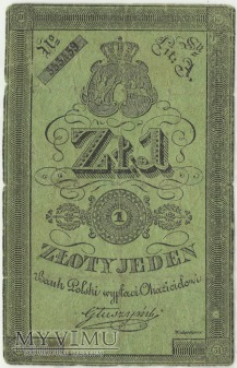 Duże zdjęcie Banknot 1 zł 1831