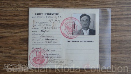 Duże zdjęcie Dokumenty żołnierza - ochotnika B.S.K.