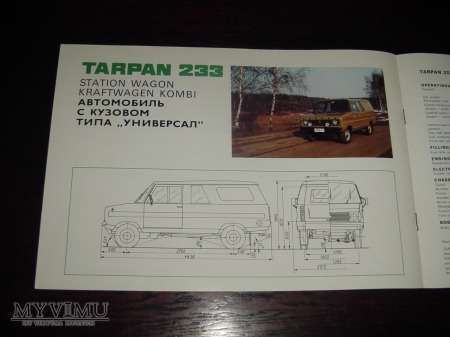 Prospekt TARPAN 233