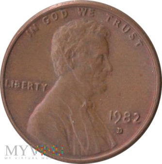 1 cent 1982 rok D