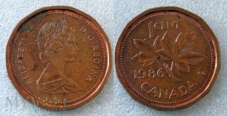 Kanada, 1 CENT 1986