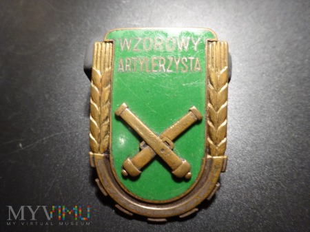 Wzorowy Żołnierz Specjalista - Artylerzysta z 1951