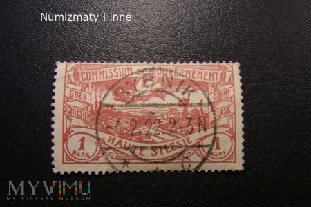 Duże zdjęcie śląskie znaczki plebiscytowe za 1 markę